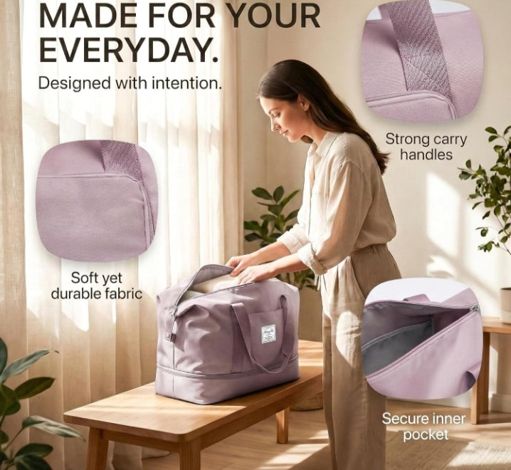 Expandable Waterproof Travel Tote Bag