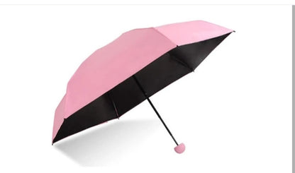 Mini Capsule Umbrella +Waterproof Bag Combo Set