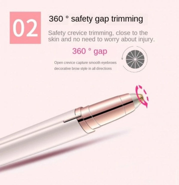 3 in 1 Flawless Eyebrow Trimmer, Rechargeble
