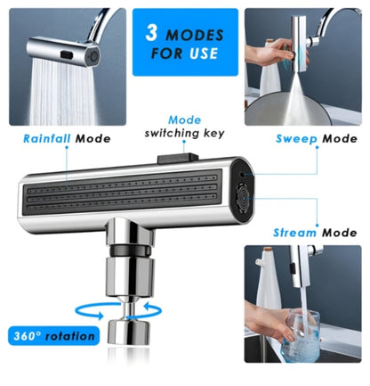 360° Rotating Rainfall Faucet Extender – Universal Fit
