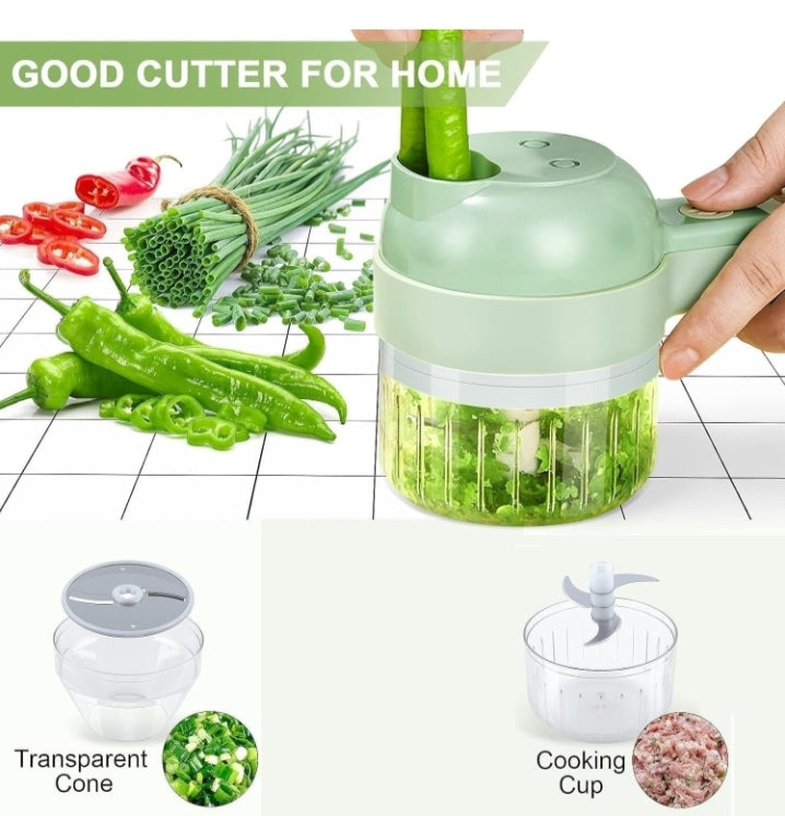 4 in 1 Electric Vegetable Cutter