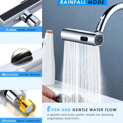360° Rotating Rainfall Faucet Extender – Universal Fit