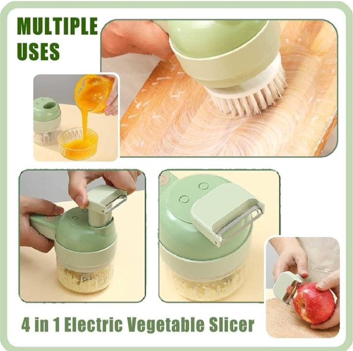 4 in 1 Electric Vegetable Cutter