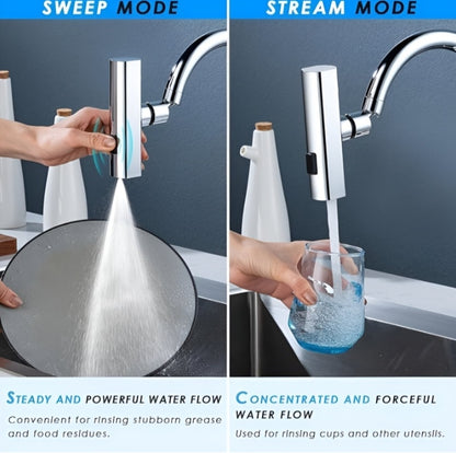 360° Rotating Rainfall Faucet Extender – Universal Fit